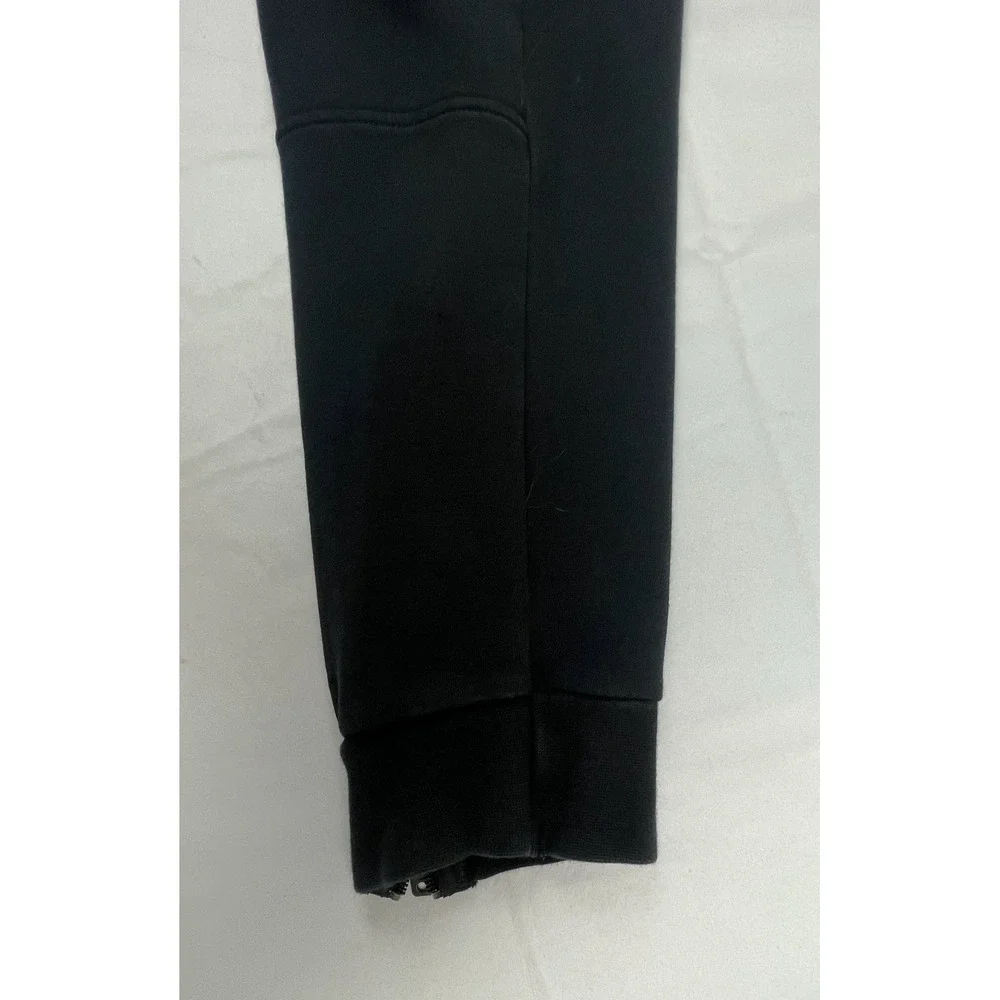 Nike Tech Fleece Joggers Mens Black Tapered Sweatpants Side Zip Pocket Pinhole